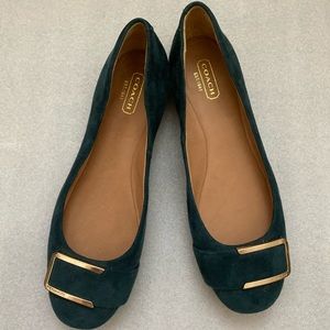 Coach Unique Suede Flats